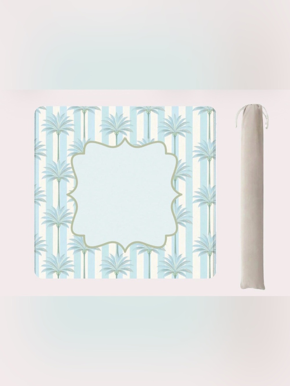 NEW Mahjong Mat Palm Striped